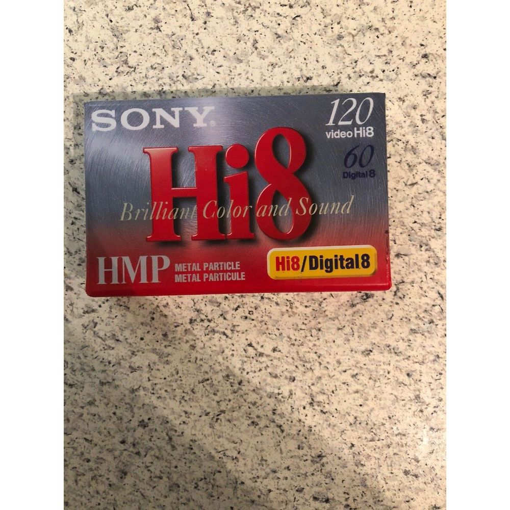 New Sealed Sony 120 MP 8mm Video Cassette